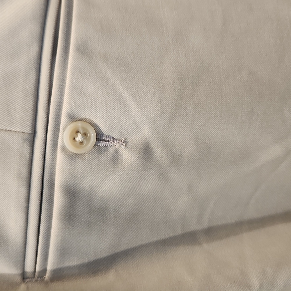 NWT Stafford Travel Suit Separate Big & Tall Fit Men's Cream Dress Pants 56 X 32 - Picture 6 of 10